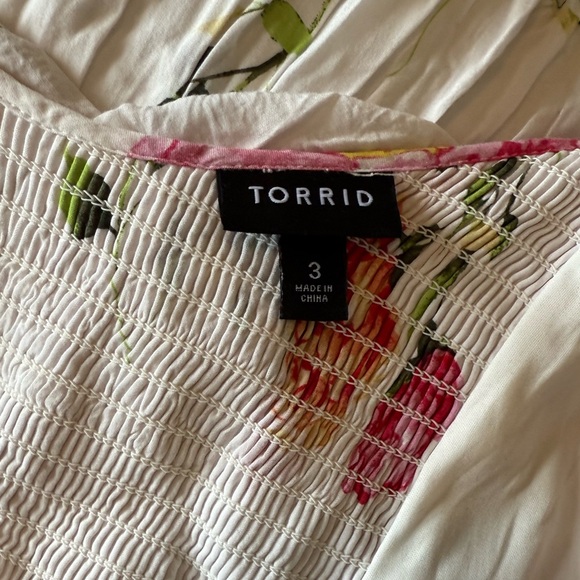 Torrid Pink Ruffled High Low Sundress for Prom - Picture 4 of 4